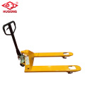 Hydraulic hand truck adjustable straddle pallet stacker